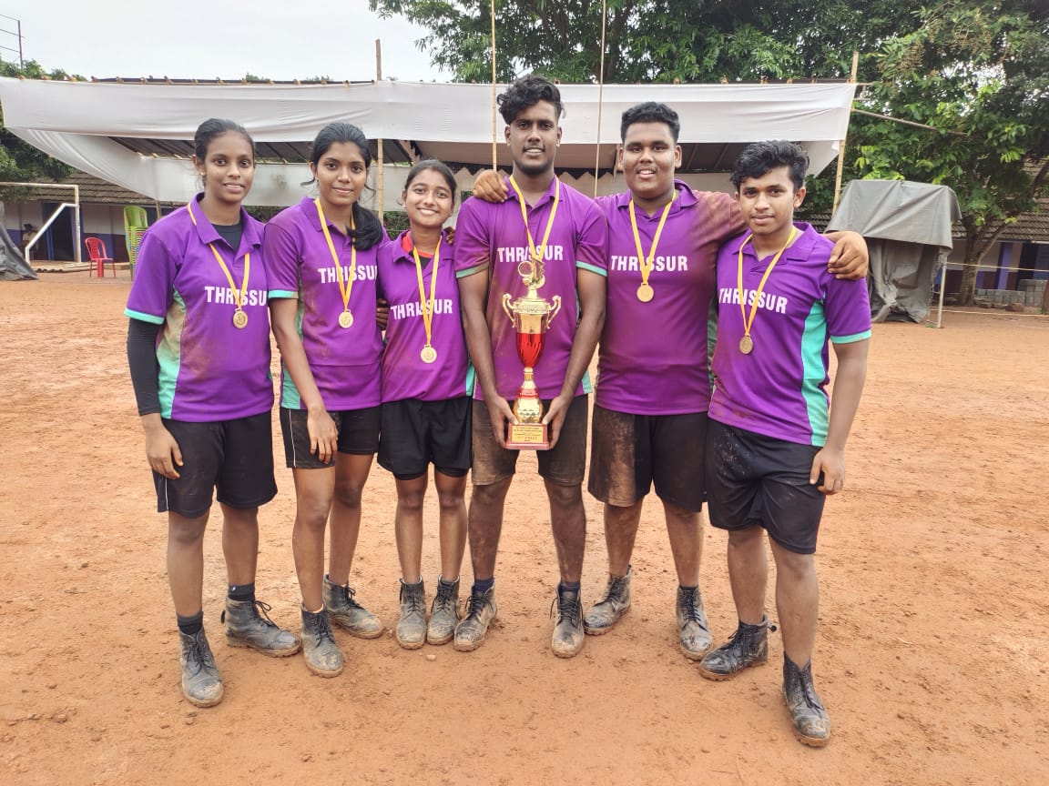 District Under 19 Mixed Tug of War Team has secured Gold Medal