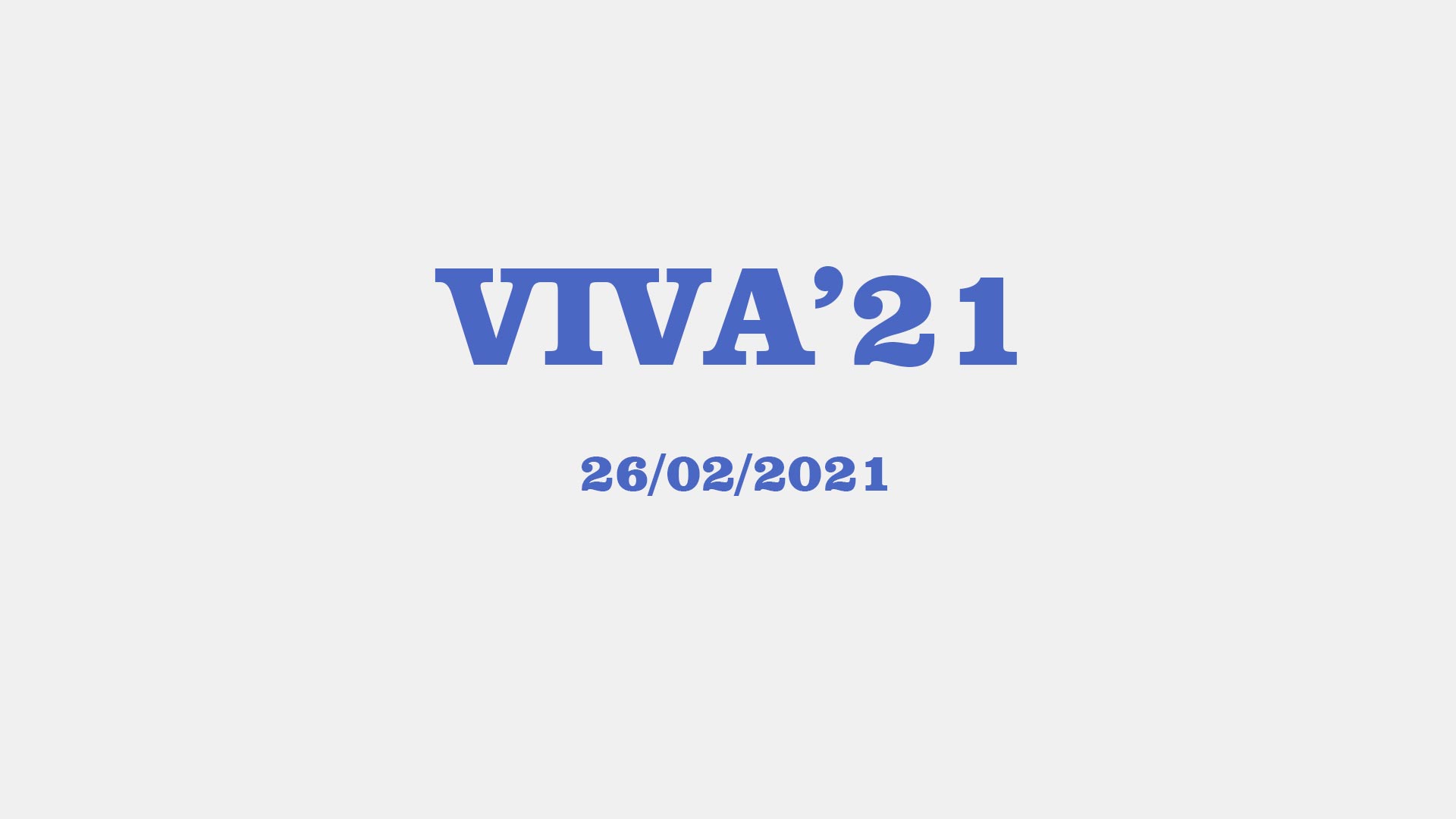 VIVA'21